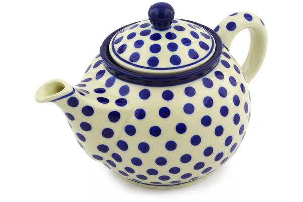 Tea Coffee Pots | Ceramika Artystyczna Tea or Coffee Pot 3u00bd cups Polka Dot Delight Kitchen & Dining Ceramika Artystyczna