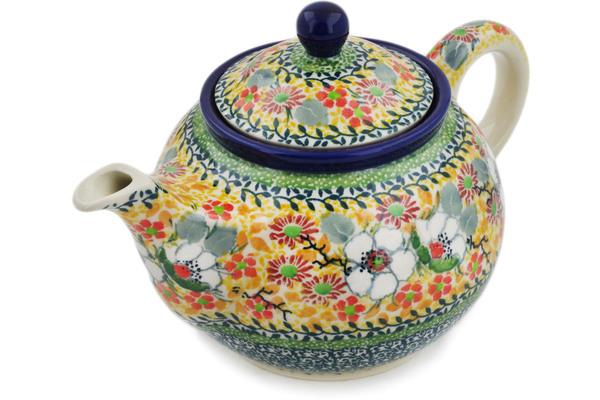 Tea Coffee Pots | Ceramika Artystyczna Tea or Coffee Pot 3u00bd cups Sunset Fields UNIKAT Kitchen & Dining Ceramika Artystyczna