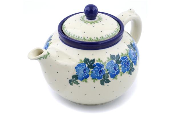 Tea Coffee Pots | Ceramika Artystyczna Tea or Coffee Pot 5 cups Blue Rose Kitchen & Dining Ceramika Artystyczna