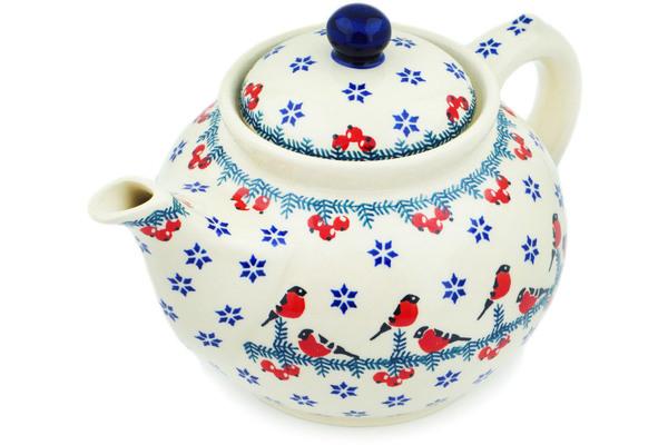 Tea Coffee Pots | Manufaktura Tea or Coffee Pot 47 oz Winter Bullfinch Kitchen & Dining Manufaktura