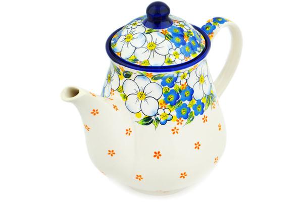 Tea Coffee Pots | Millena Tea or Coffee Pot 51 oz Floating Florals UNIKAT Kitchen & Dining Millena