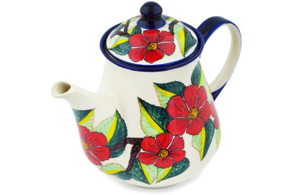 Tea Coffee Pots | Millena Tea or Coffee Pot 51 oz Poinsettia Paradise UNIKAT Kitchen & Dining Millena