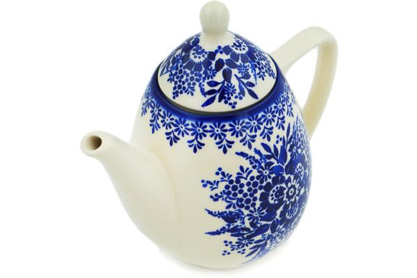 Tea Coffee Pots | Stara Fabryka Tea or Coffee Pot 20 oz Morning Frost UNIKAT Kitchen & Dining Stara Fabryka