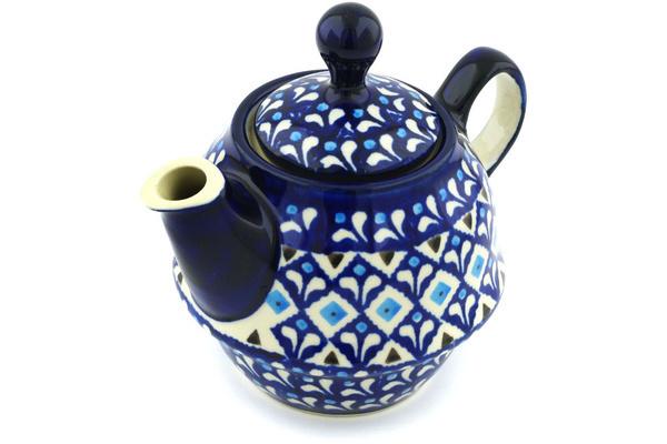 Tea Coffee Pots | Zaklady Ceramiczne Tea or Coffee Pot 10 oz Blue Diamond Dream Kitchen & Dining Tea Coffee Pots