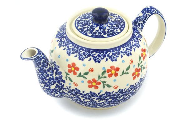 Tea Coffee Pots | Zaklady Ceramiczne Tea or Coffee Pot 4 Cup Country Garden Kitchen & Dining Tea Coffee Pots