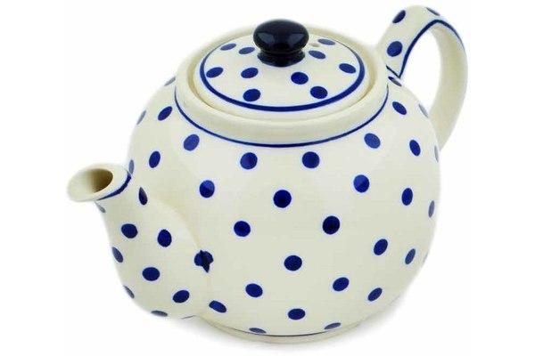 Tea Coffee Pots | Zaklady Ceramiczne Tea or Coffee Pot 4 Cup Polka Dot Kitchen & Dining Tea Coffee Pots