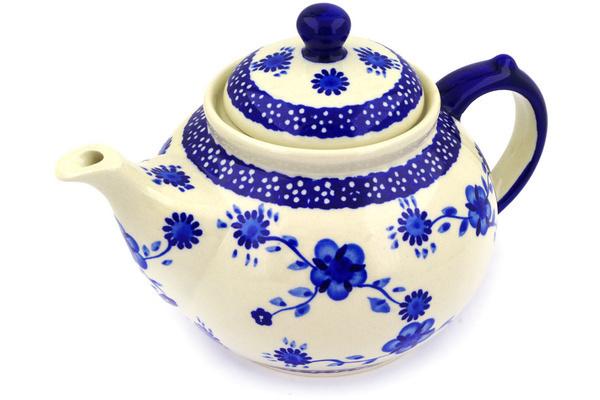 Tea Coffee Pots | Zaklady Ceramiczne Tea or Coffee Pot 6 Cup Delicate Poppy Kitchen & Dining Tea Coffee Pots