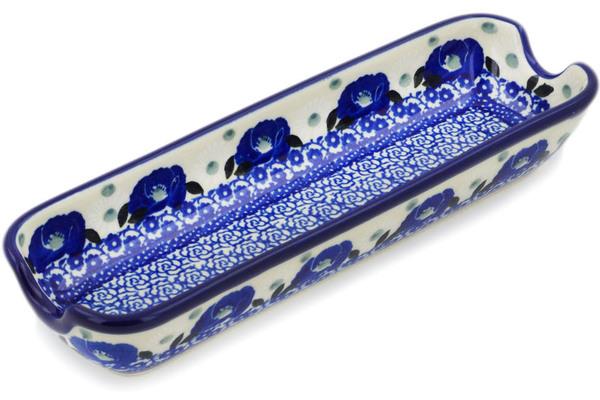 Trays | Ceramika Artystyczna Corn Tray 8" Eternal Winter Serving Dishes Ceramika Artystyczna