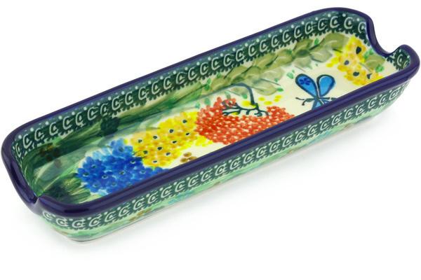 Trays | Ceramika Artystyczna Corn Tray 8" Garden Delight UNIKAT Serving Dishes Ceramika Artystyczna