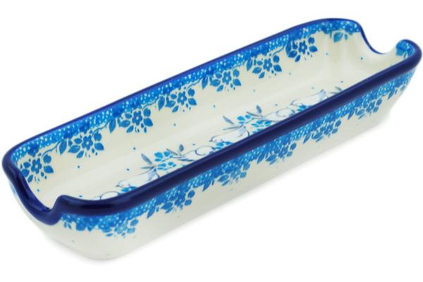 Trays | Ceramika Artystyczna Corn Tray 8" Happy Doves Serving Dishes Ceramika Artystyczna