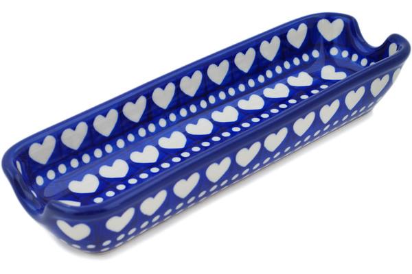 Trays | Ceramika Artystyczna Corn Tray 8" Heart To Heart Serving Dishes Ceramika Artystyczna