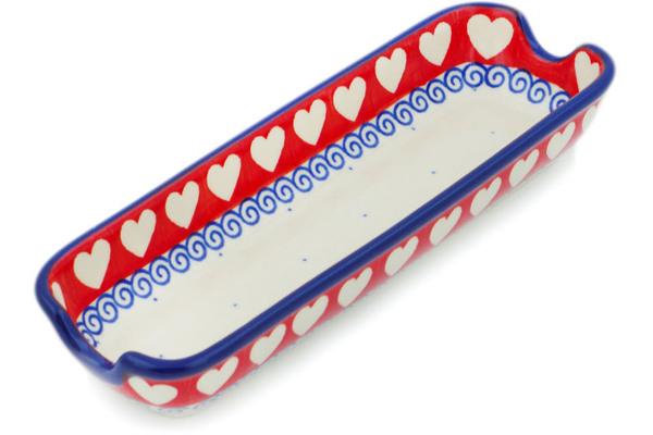 Trays | Ceramika Artystyczna Corn Tray 8" Love Struck Serving Dishes Ceramika Artystyczna