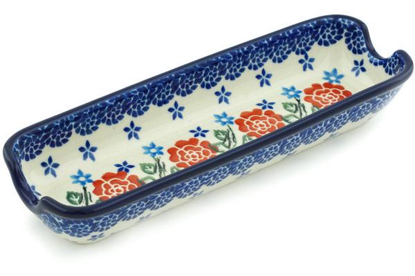 Trays | Ceramika Artystyczna Corn Tray 8" Rose Burst Serving Dishes Ceramika Artystyczna