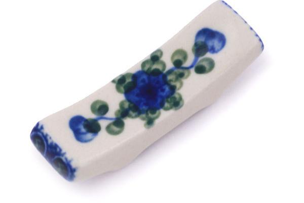 Trays | Ceramika Artystyczna Knife Rest 2" Blue Poppies Kitchen & Dining Ceramika Artystyczna