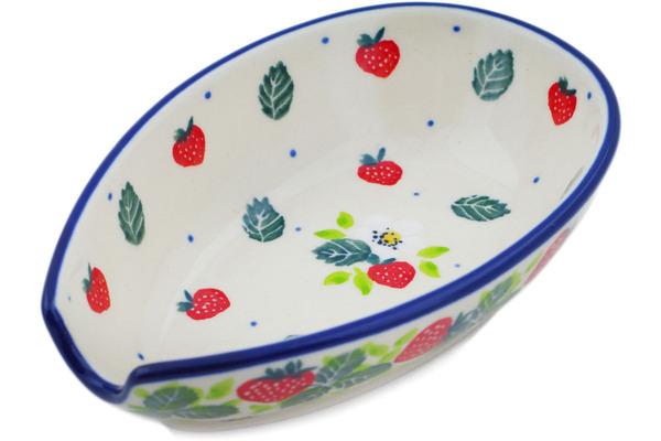 Trays | Ceramika Artystyczna Spoon Rest 5" Berry Burst Kitchen & Dining Ceramika Artystyczna