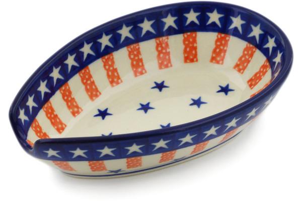 Trays | Ceramika Artystyczna Spoon Rest 5" Classic Americana Kitchen & Dining Ceramika Artystyczna