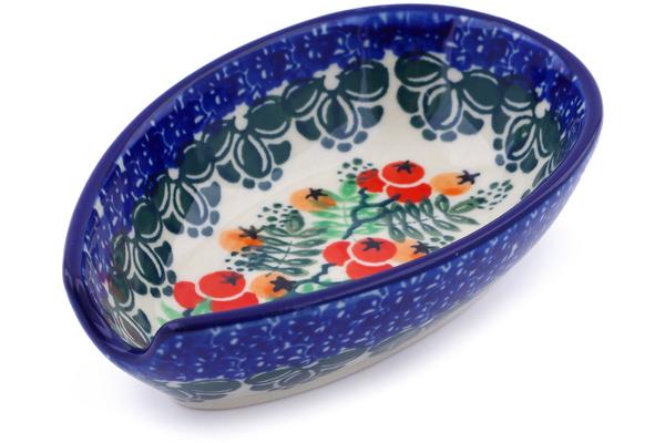 Trays | Ceramika Artystyczna Spoon Rest 5" Currant Tomatoes Kitchen & Dining Ceramika Artystyczna