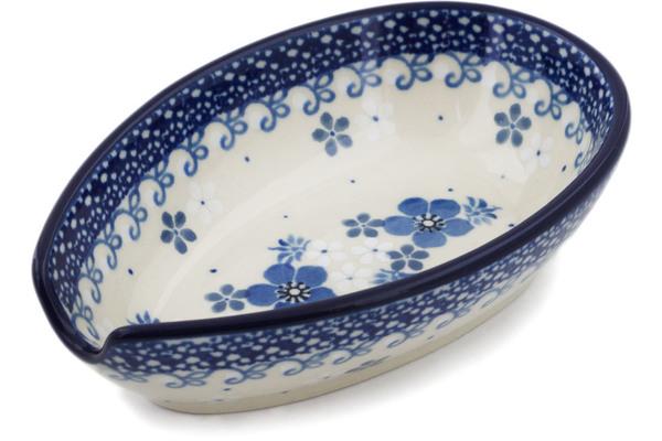 Trays | Ceramika Artystyczna Spoon Rest 5" Falling Florals Kitchen & Dining Ceramika Artystyczna