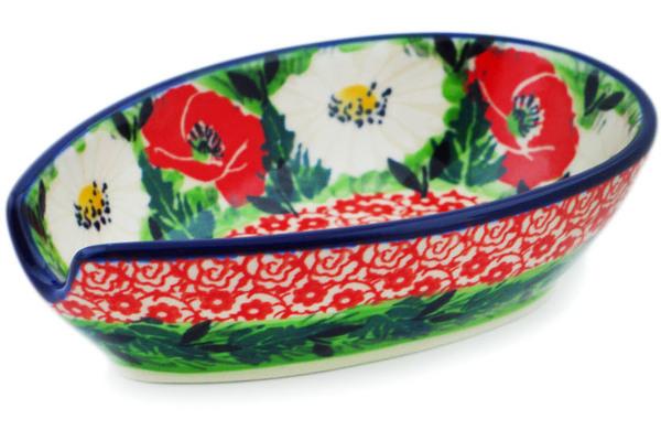 Trays | Ceramika Artystyczna Spoon Rest 5" Polish Summer UNIKAT Kitchen & Dining Ceramika Artystyczna