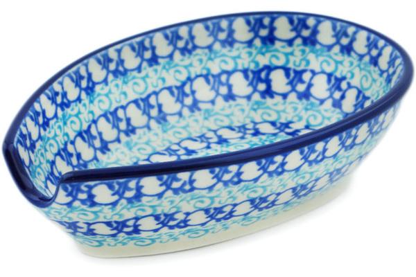 Trays | Ceramika Artystyczna Spoon Rest 5" Sea Wave Kitchen & Dining Ceramika Artystyczna