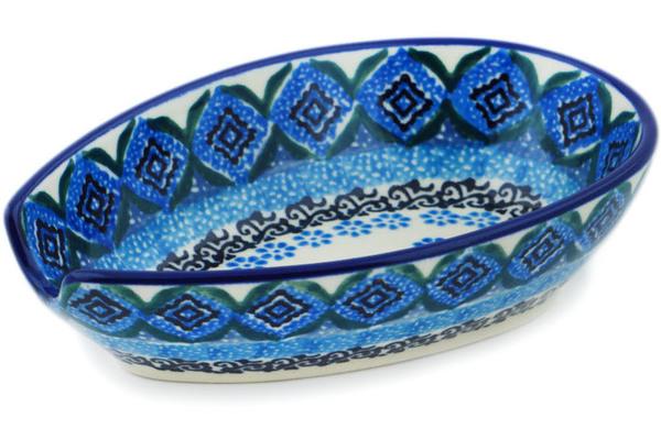 Trays | Ceramika Artystyczna Spoon Rest 5" Sparkling Sea UNIKAT Kitchen & Dining Ceramika Artystyczna