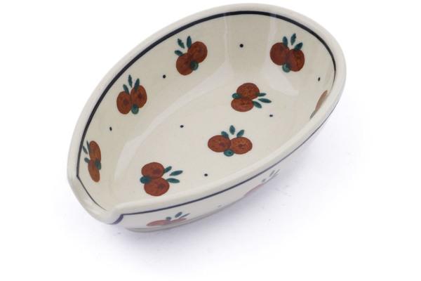 Trays | Ceramika Artystyczna Spoon Rest 5" Wild Cherry Kitchen & Dining Ceramika Artystyczna