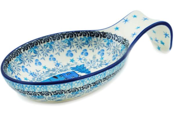 Trays | Ceramika Artystyczna Spoon Rest 7" Magical Night UNIKAT Kitchen & Dining Ceramika Artystyczna