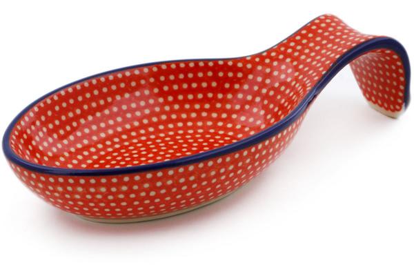 Trays | Ceramika Artystyczna Spoon Rest 7" Red Sea UNIKAT Kitchen & Dining Ceramika Artystyczna