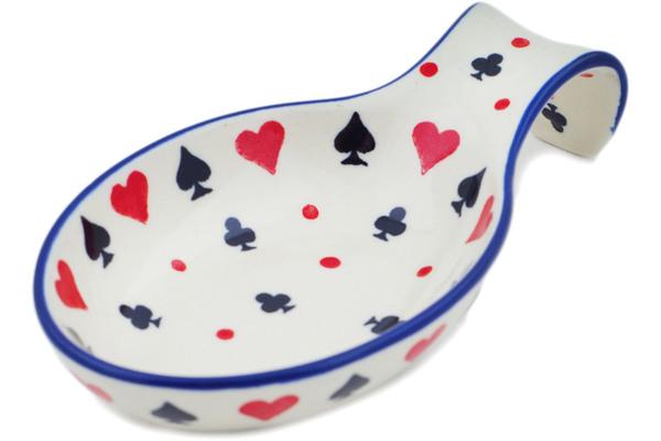 Trays | Ceramika Artystyczna Spoon Rest 7" Suit Of Cards Kitchen & Dining Ceramika Artystyczna