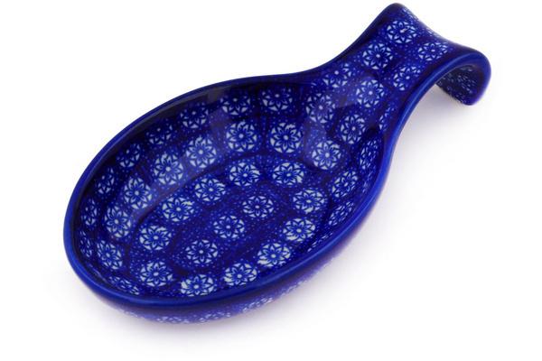 Trays | Ceramika Artystyczna Spoon Rest 7" Winter Daisies Kitchen & Dining Ceramika Artystyczna