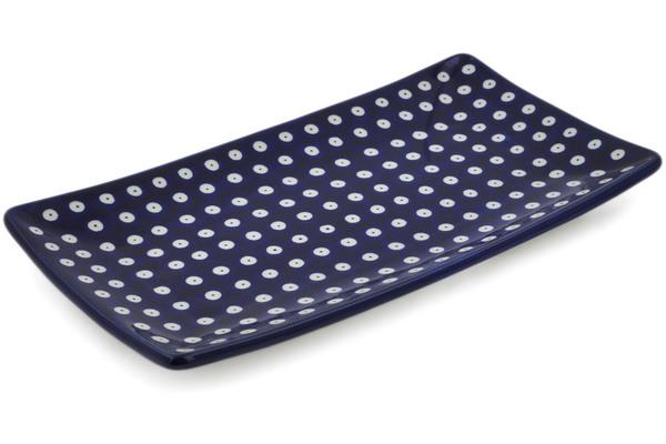 Trays | Ceramika Artystyczna Sushi Tray 12" Blue Eyes Kitchen & Dining Ceramika Artystyczna