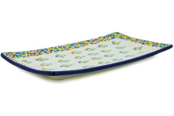 Trays | Ceramika Artystyczna Sushi Tray 12" Blueberry Season UNIKAT Kitchen & Dining Ceramika Artystyczna