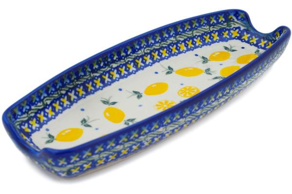 Trays | Ceramika Bona Corn Tray 9" When Life Gives You Lemons Serving Dishes Ceramika Bona