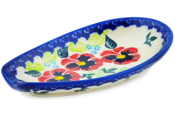 Trays | Dalia Spoon Rest 5" Pansy Wreath UNIKAT Kitchen & Dining Dalia