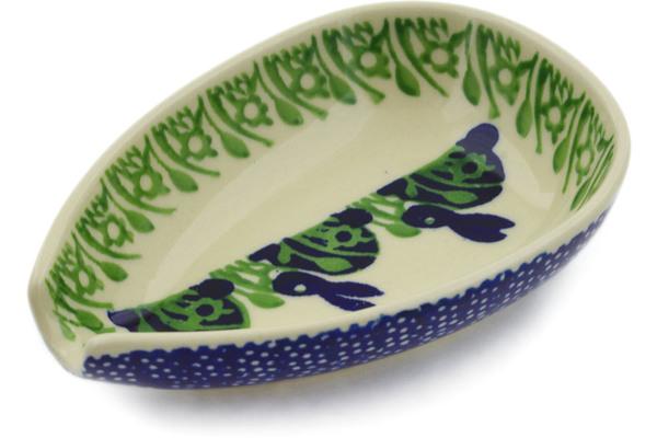 Trays | Manufaktura Spoon Rest 5" Hare In Tall Grass Kitchen & Dining Manufaktura