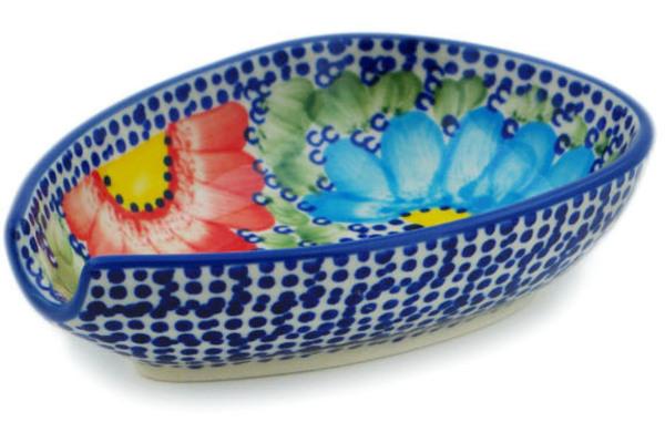 Trays | Manufaktura Spoon Rest 5" Spotted Garden UNIKAT Kitchen & Dining Manufaktura