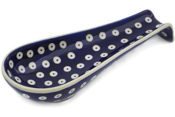 Trays | Manufaktura Spoon Rest 9" Peacock Eyes Kitchen & Dining Manufaktura