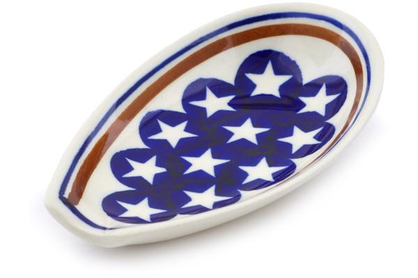 Trays | Zaklady Ceramiczne Spoon Rest 5" Stars And Stripes Kitchen & Dining Trays