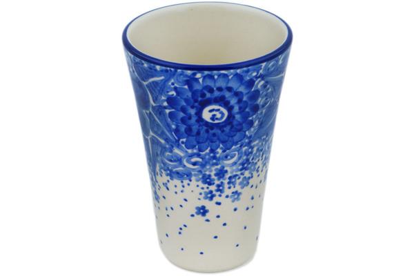 Tumblers | Ceramika Artystyczna Tumbler 12 oz Moody Blue UNIKAT Cups & Mugs Ceramika Artystyczna