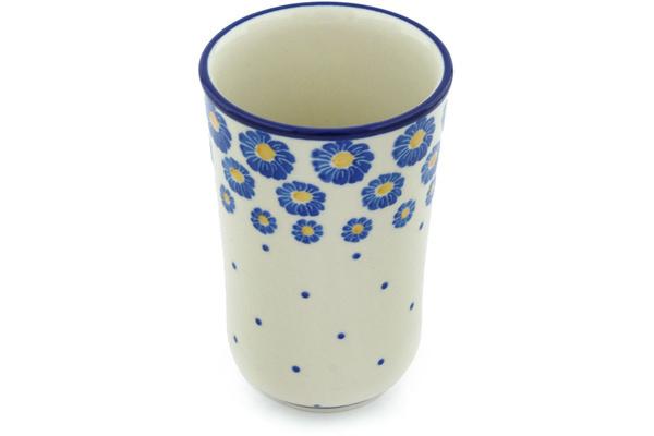 Tumblers | Ceramika Artystyczna Tumbler 15 oz Blue Zinnia Cups & Mugs Ceramika Artystyczna