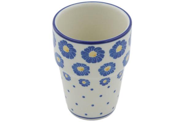 Tumblers | Ceramika Artystyczna Tumbler 7 oz Blue Zinnia Cups & Mugs Ceramika Artystyczna