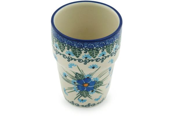 Tumblers | Ceramika Artystyczna Tumbler 7 oz Forget Me Not UNIKAT Cups & Mugs Ceramika Artystyczna