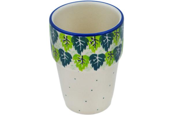 Tumblers | Ceramika Artystyczna Tumbler 7 oz Leaves Of Green Cups & Mugs Ceramika Artystyczna