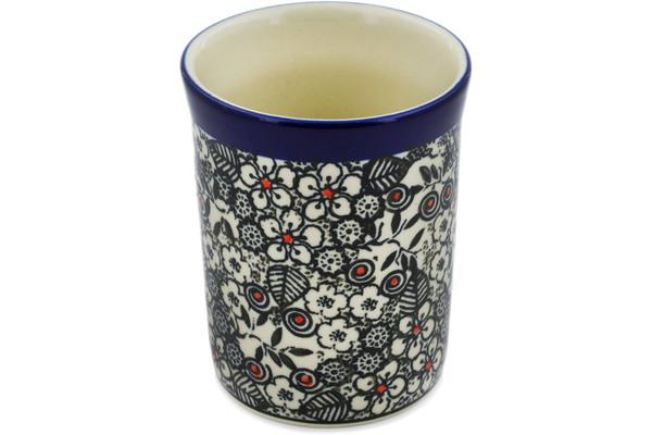 Tumblers | Ceramika Artystyczna Tumbler 8 oz Classic Black And White UNIKAT Cups & Mugs Ceramika Artystyczna