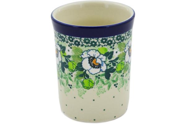 Tumblers | Ceramika Artystyczna Tumbler 8 oz Daisies Wreath UNIKAT Cups & Mugs Ceramika Artystyczna