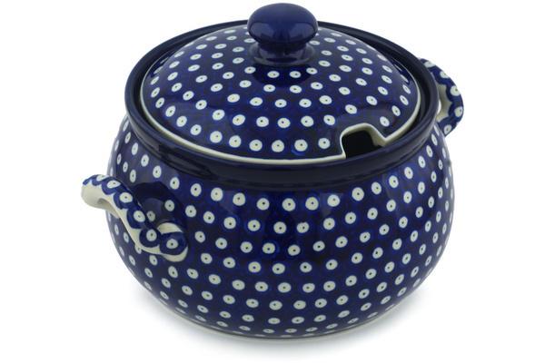 Tureens | Ceramika Artystyczna Tureen 122 oz Blue Eyes Serving Dishes Ceramika Artystyczna