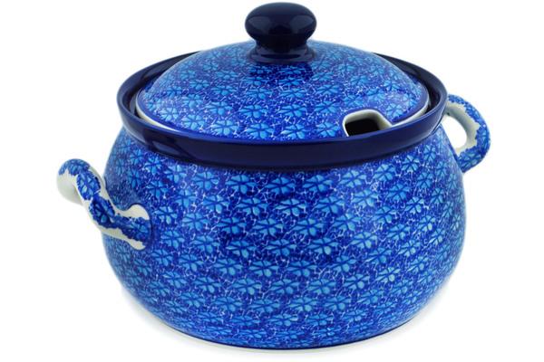 Tureens | Ceramika Artystyczna Tureen 122 oz Deep Into The Blue Sea Serving Dishes Ceramika Artystyczna