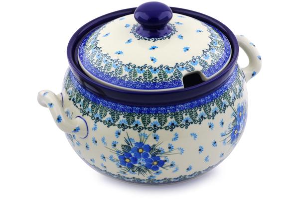 Tureens | Ceramika Artystyczna Tureen 122 oz Forget Me Not UNIKAT Serving Dishes Ceramika Artystyczna