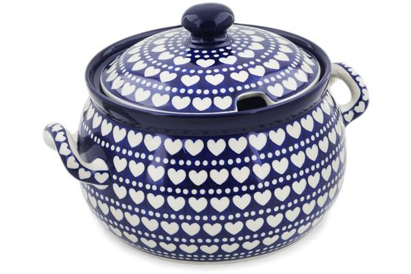 Tureens | Ceramika Artystyczna Tureen 122 oz Heart To Heart Serving Dishes Ceramika Artystyczna