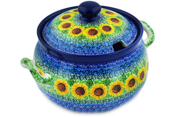 Tureens | Ceramika Artystyczna Tureen 122 oz Summer Sunnies UNIKAT Serving Dishes Ceramika Artystyczna